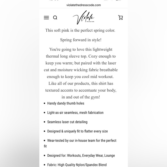 Seamless top Violatethedresscode new - Picture 4 of 5